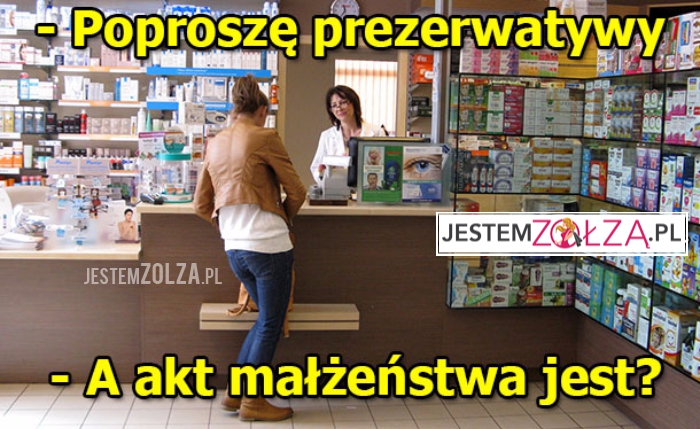 W aptece...
