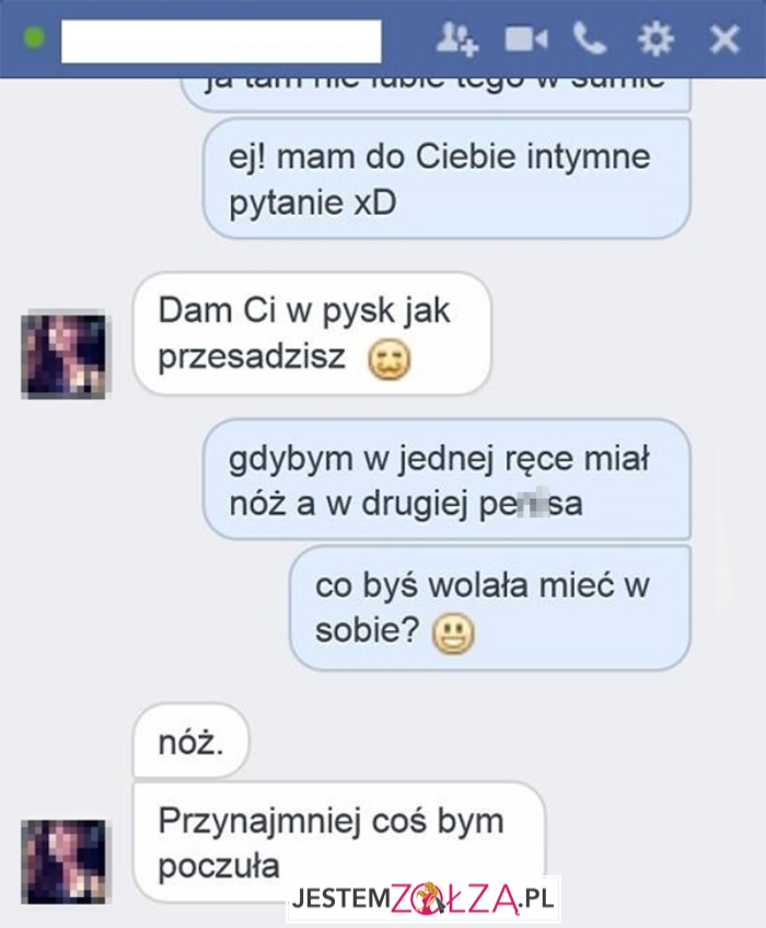 Intymne pytanie...