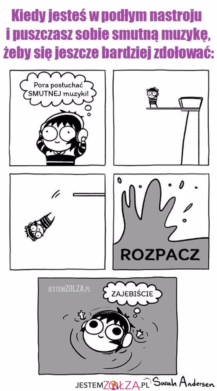 W podłym nastroju...