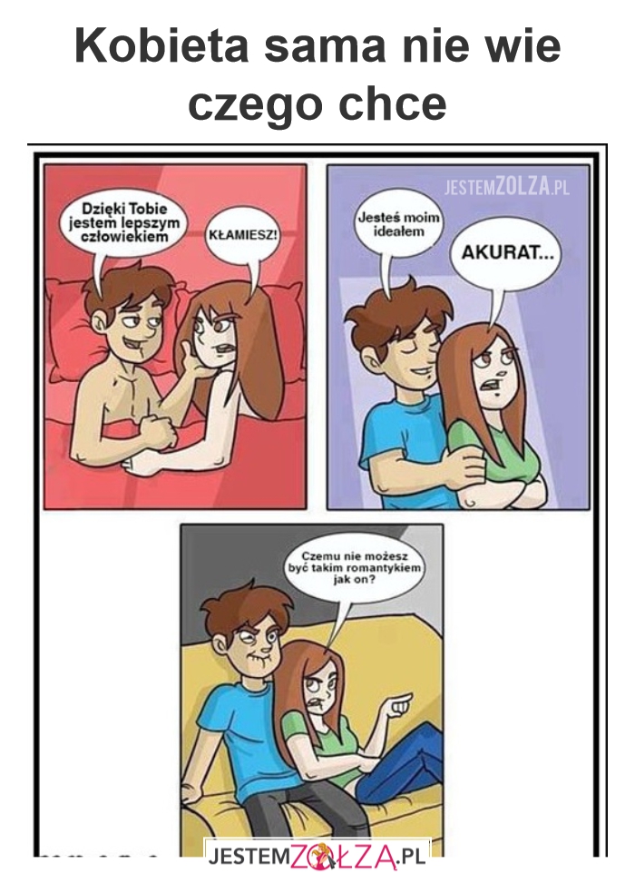 Sama nie wie