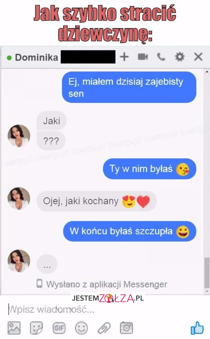 Jak szybko stracić dziewczynę