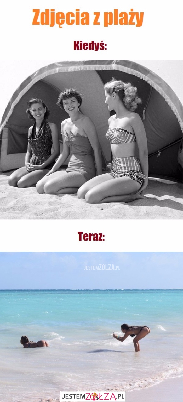 Zdjęcia na plaży