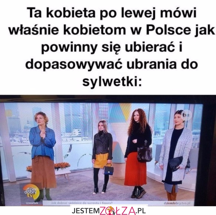 Ta kobieta. po lewej...