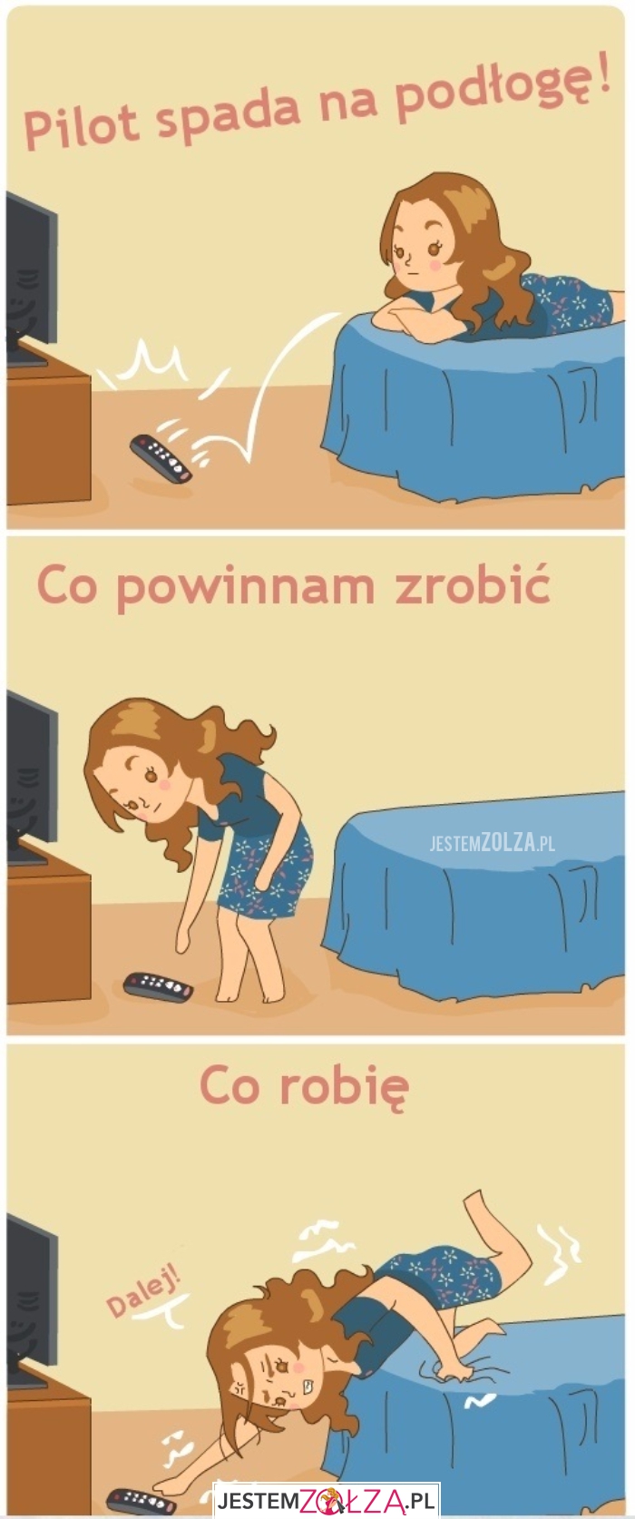 Pilot spadł...