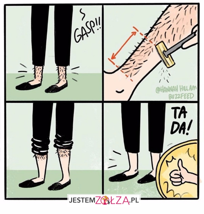 Tak się golimy 