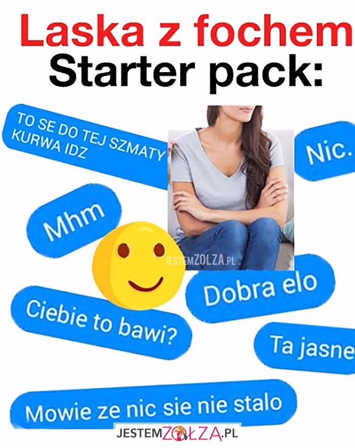 Laska z fochem...
