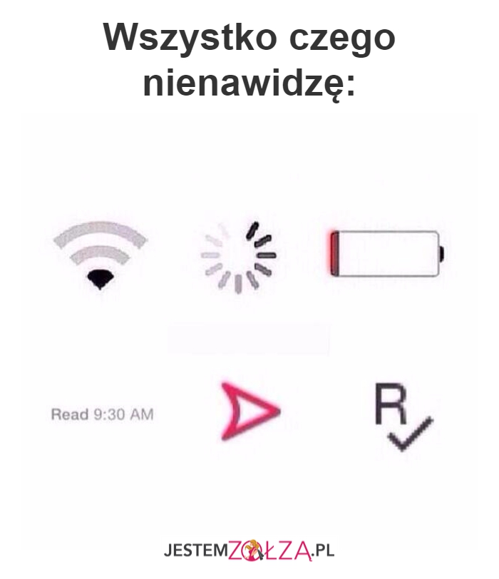 czego nienawidzę