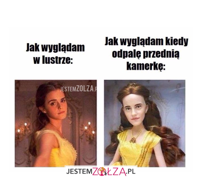 Jak wyglądam w lustrze...