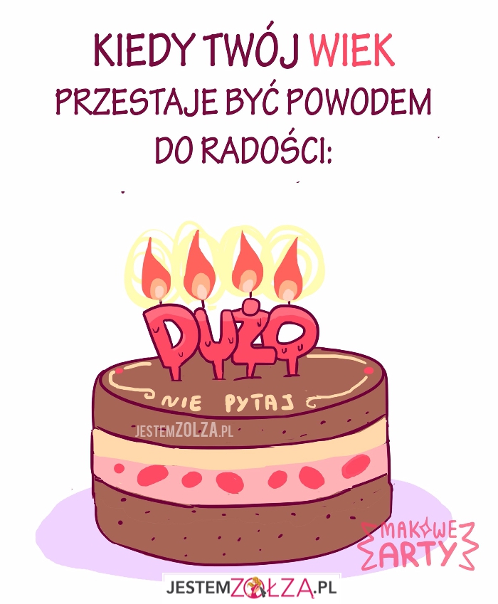 Kiedy twój wiek...