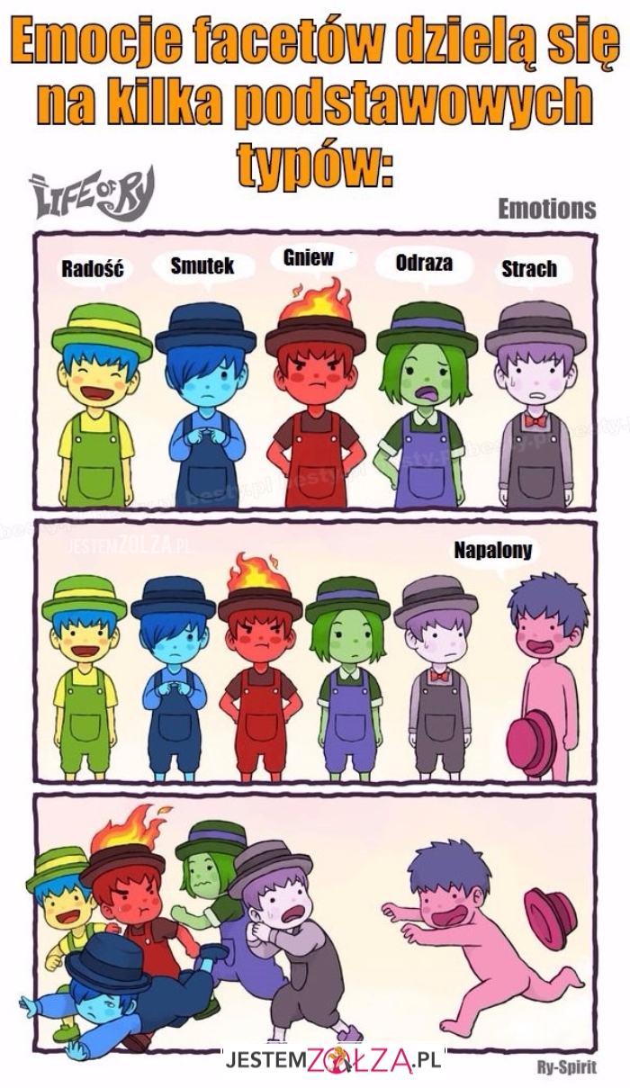 Emocje facetów