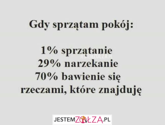 Gdy sprzątam