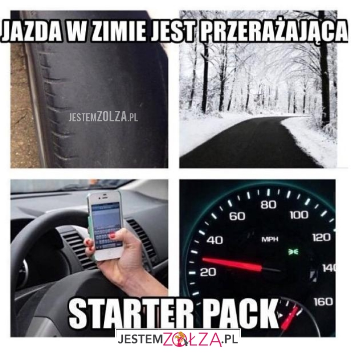jazda w zime