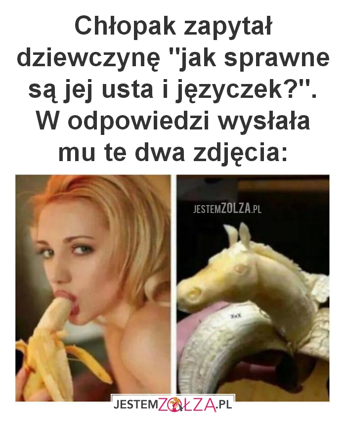 Chłopak zapytał dziewczynę