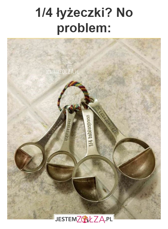 1/4 łyżeczki? 