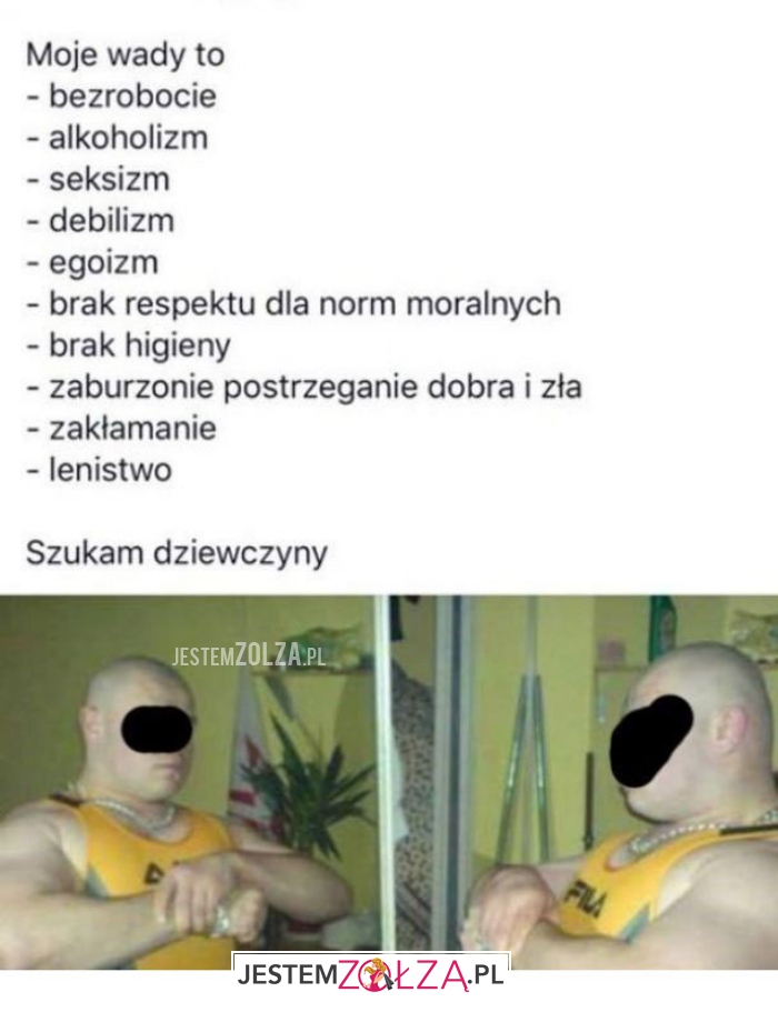 moje wady