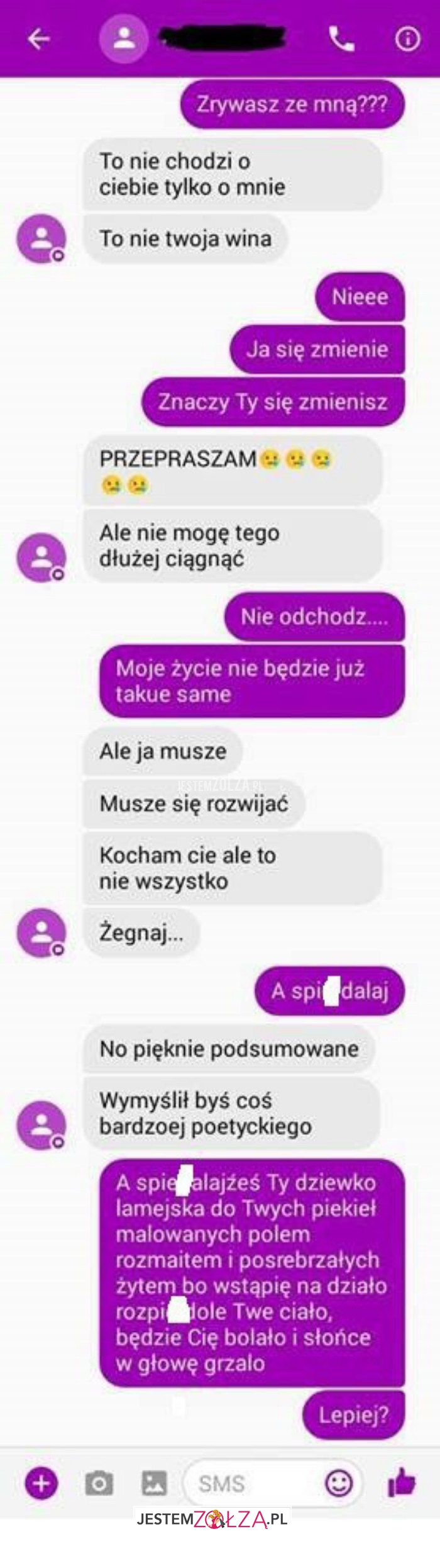 zrywasz ze mną