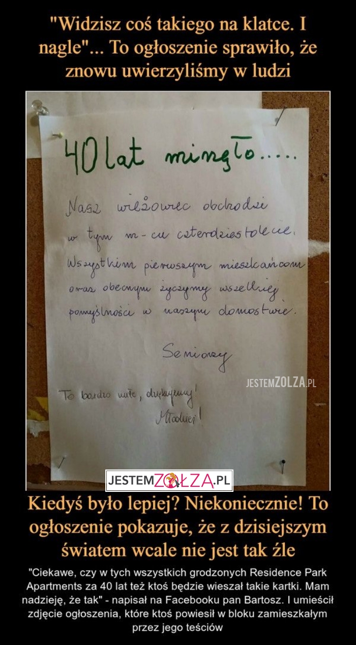 40 lat minęło...