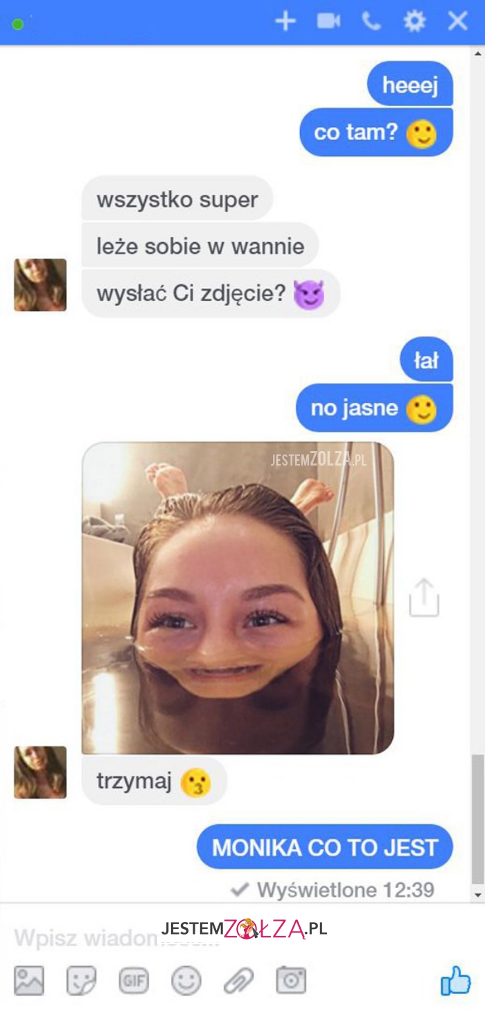 Leżę w wannie...