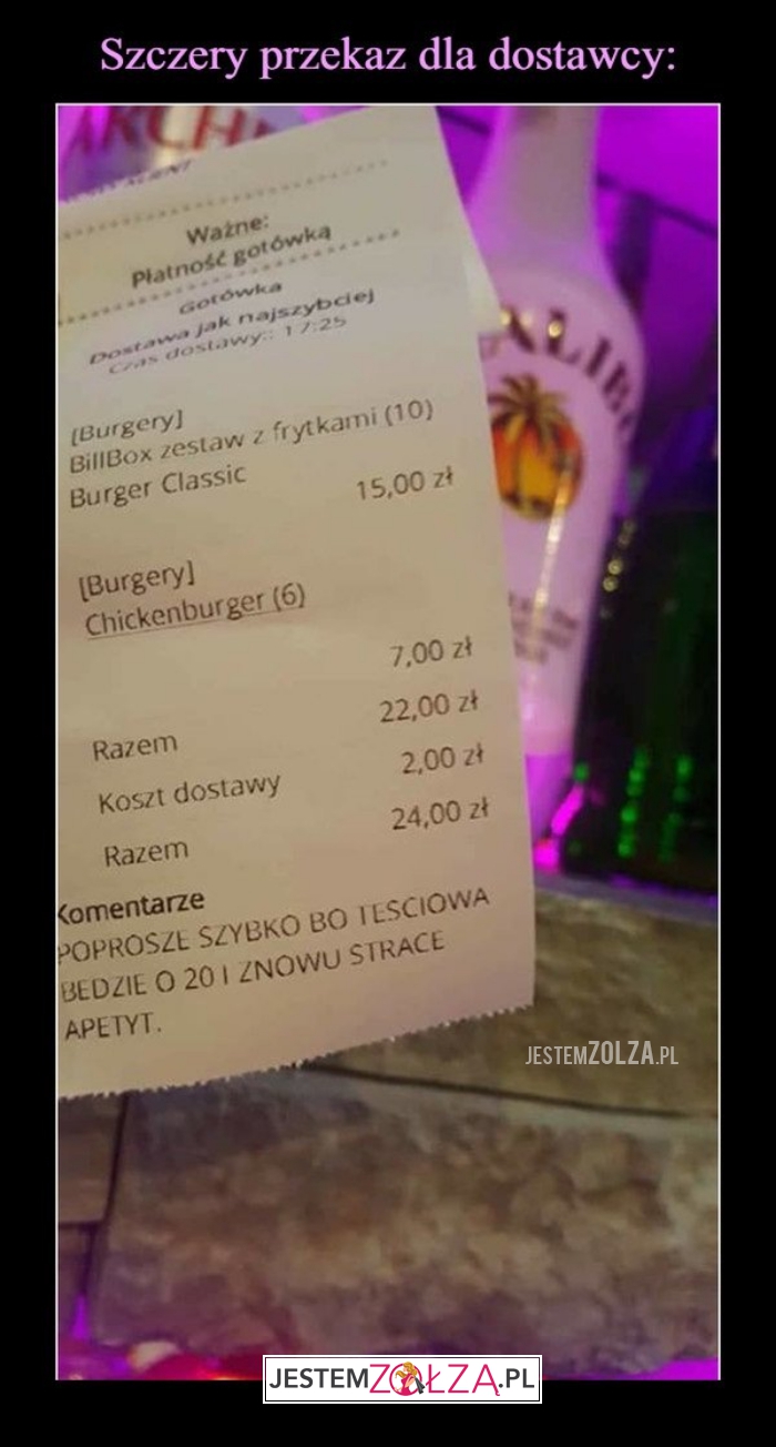Szczery przekaz...