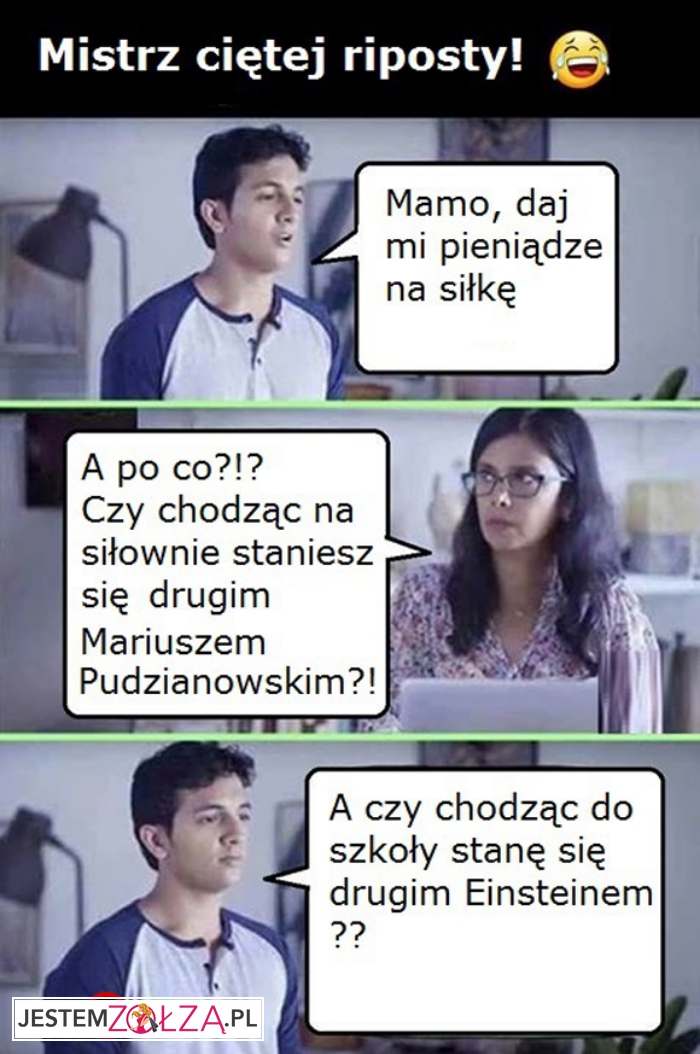 Cięta riposta...
