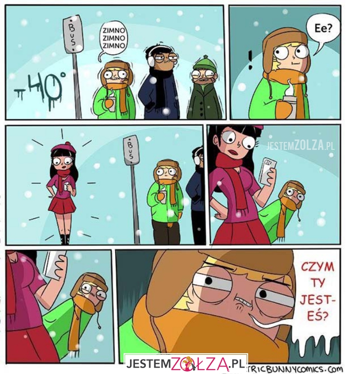 Zimno...