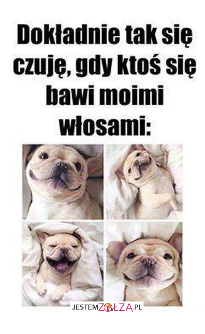 Zabawa włosami...