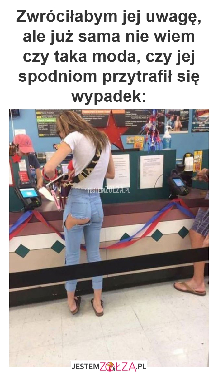 Zwróciłabym jej uwagę