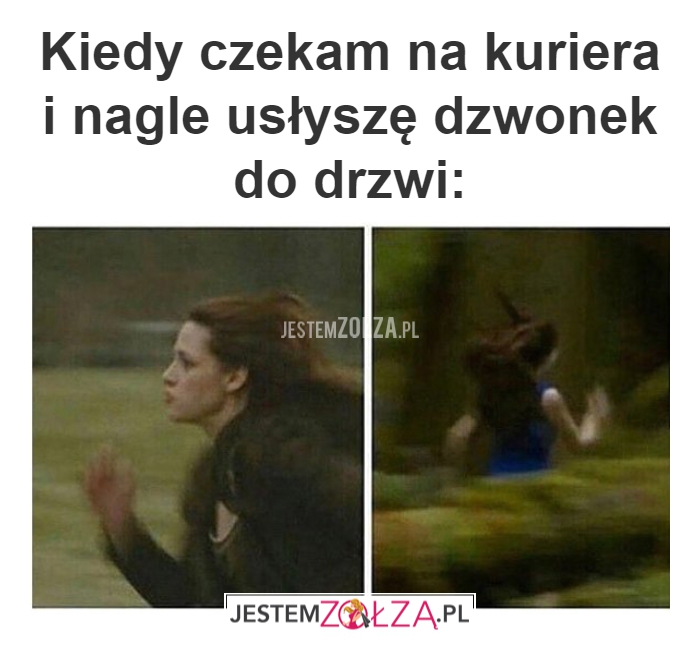 Kiedy czekam na kuriera 