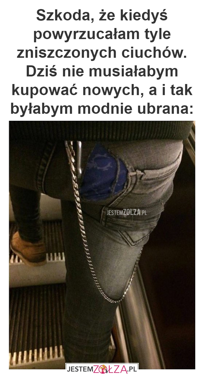 Szkoda, że kiedyś powyrzucałam