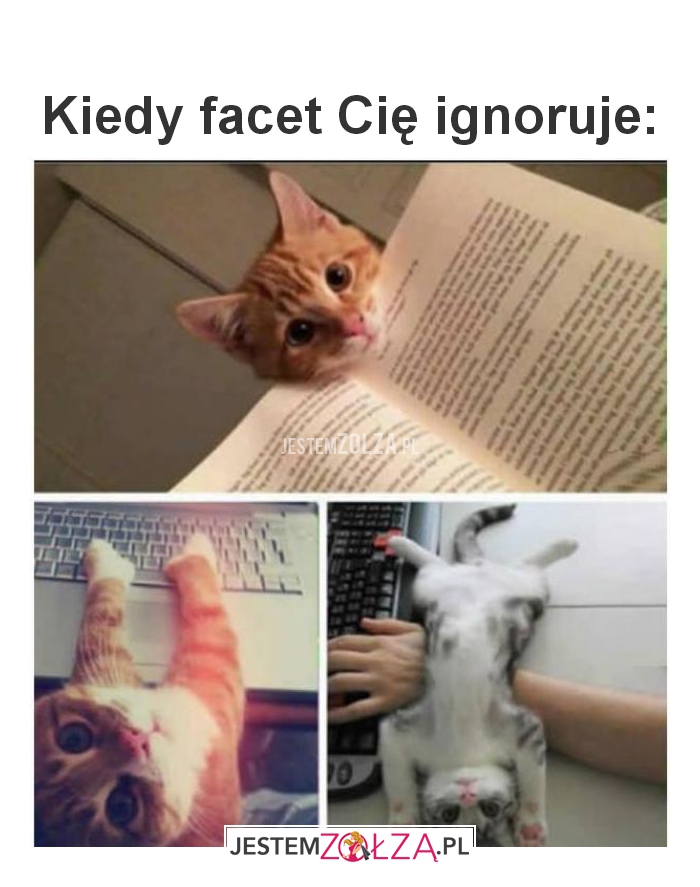  Kiedy facet Cię ignoruje