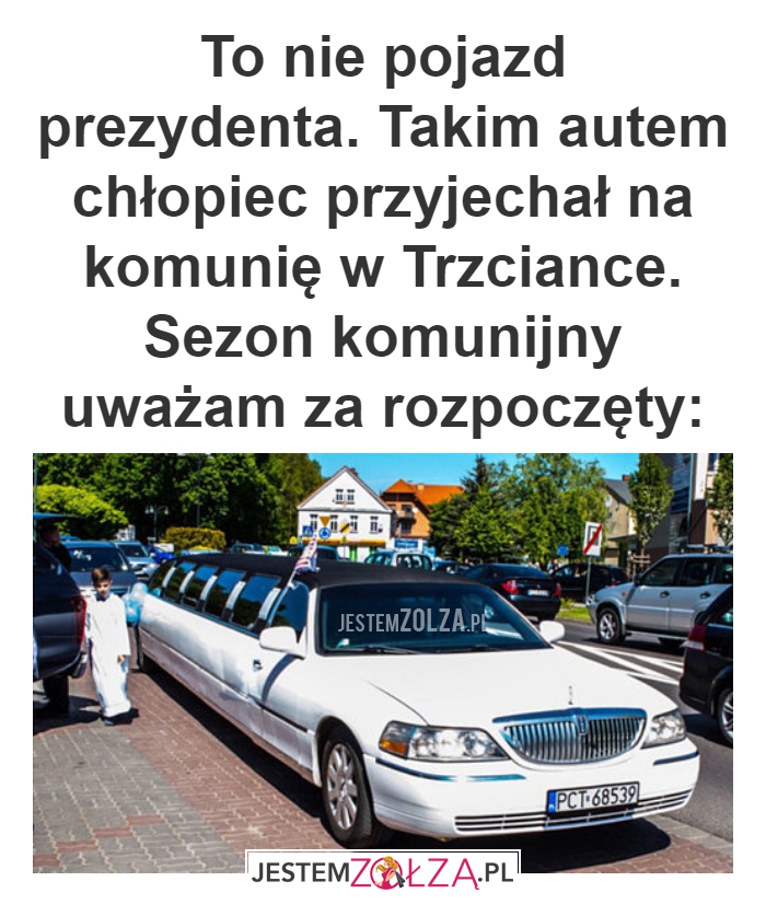 To nie pojazd prezydenta.