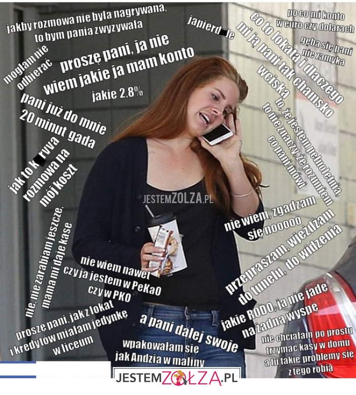 jakby rozmowa nie była