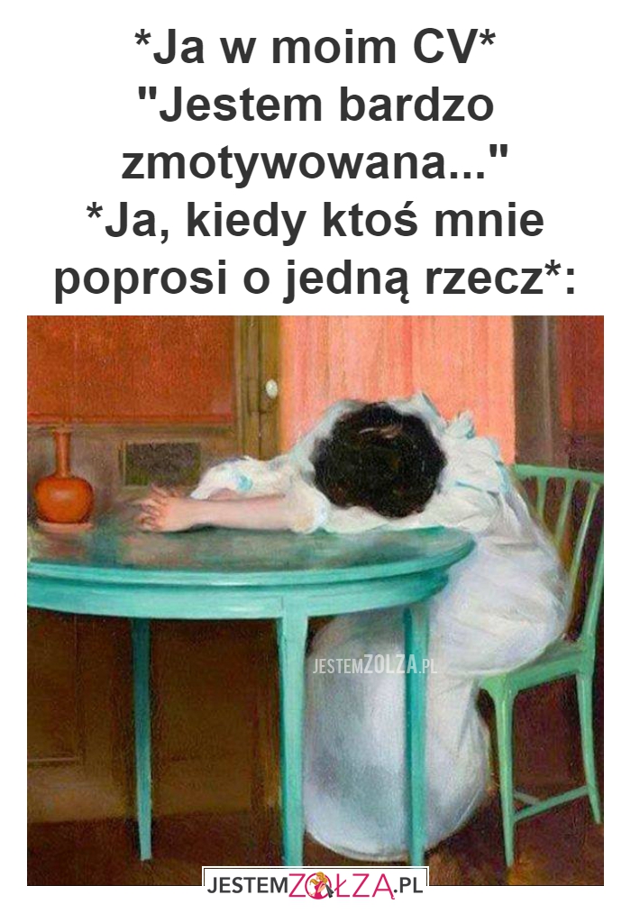 *Ja w moim CV*