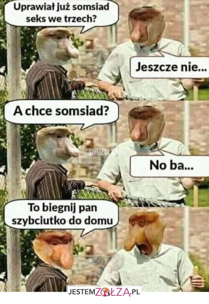 uprawiał somsiad
