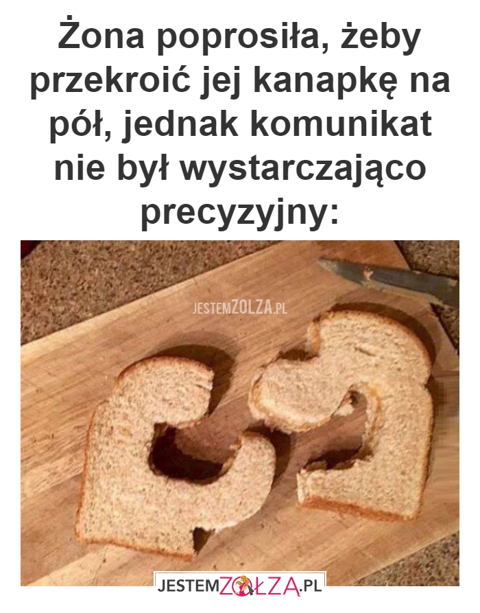 Żona poprosiła, żeby 