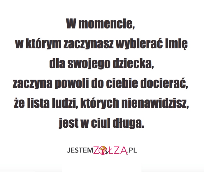 w momencie, w którym
