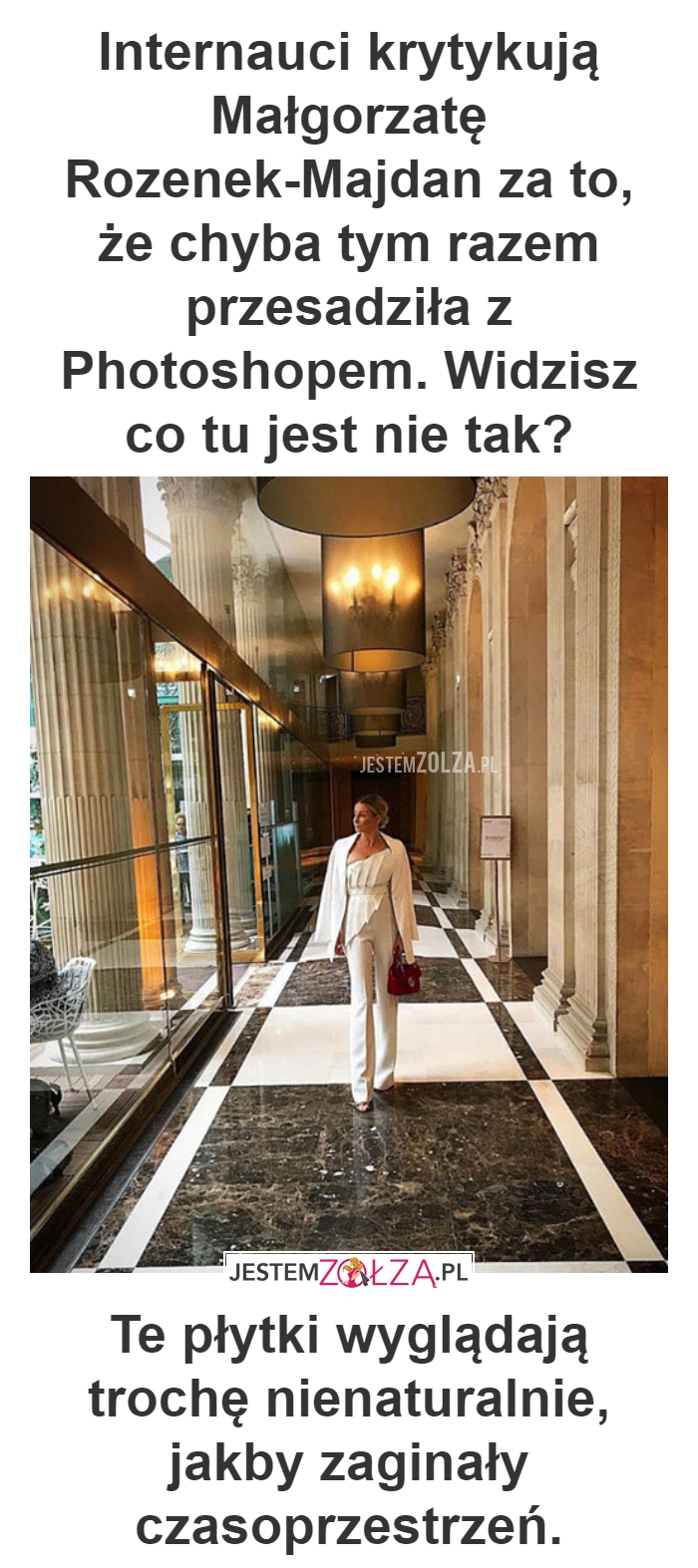 Internauci krytykują Małgorzatę