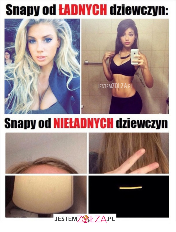 snapy od ładnych
