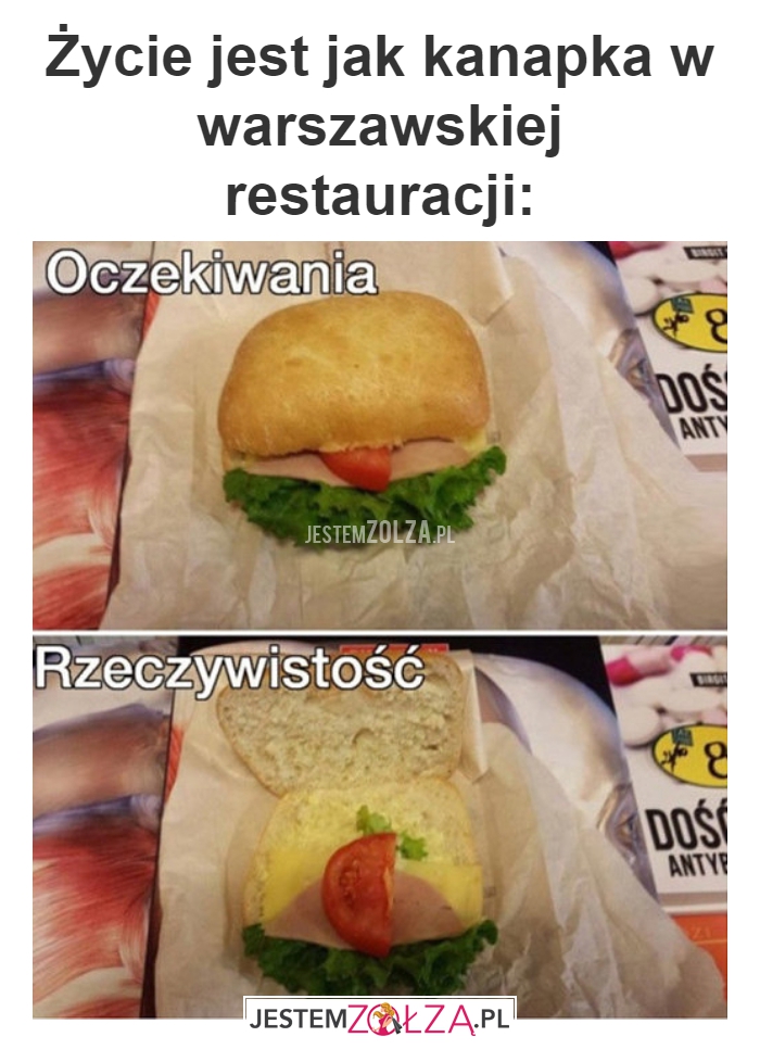 Życie jest jak kanapka 
