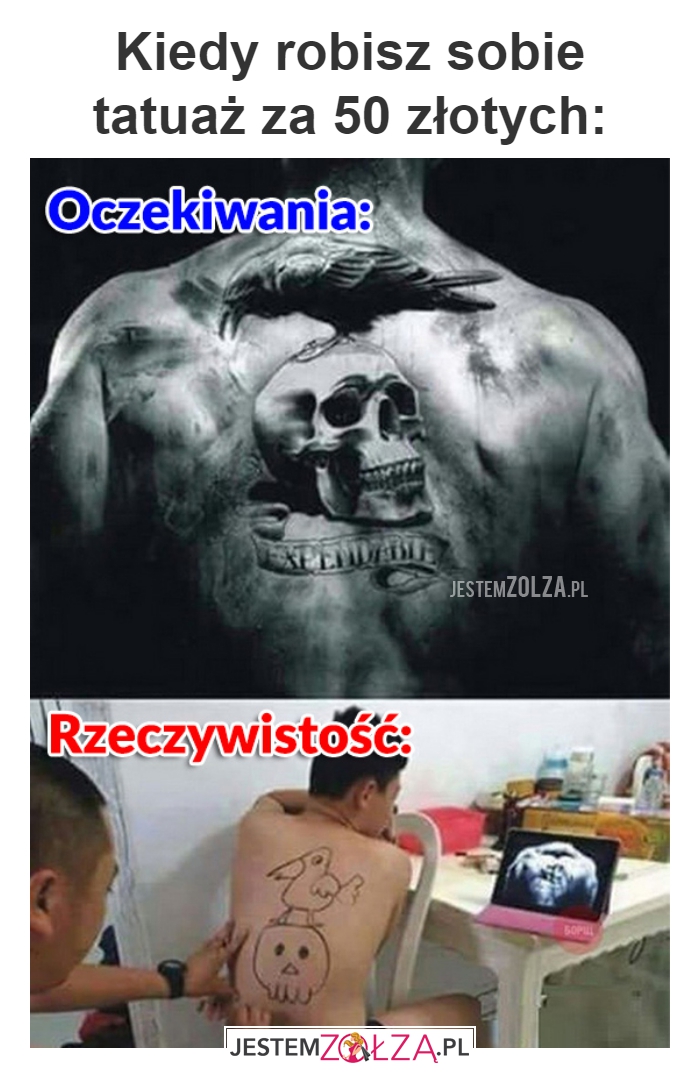 Kiedy robisz sobie 