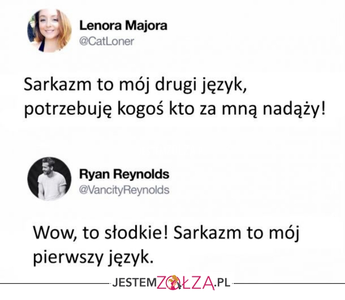 sarkazm to mój