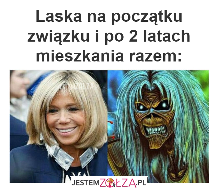 Laska na początku 