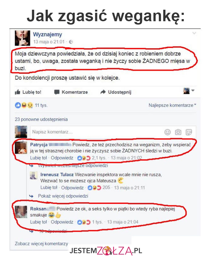 Jak zgasić wegankę