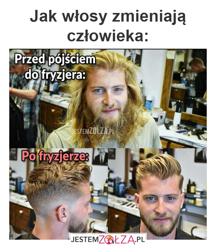 Jak włosy zmieniają 