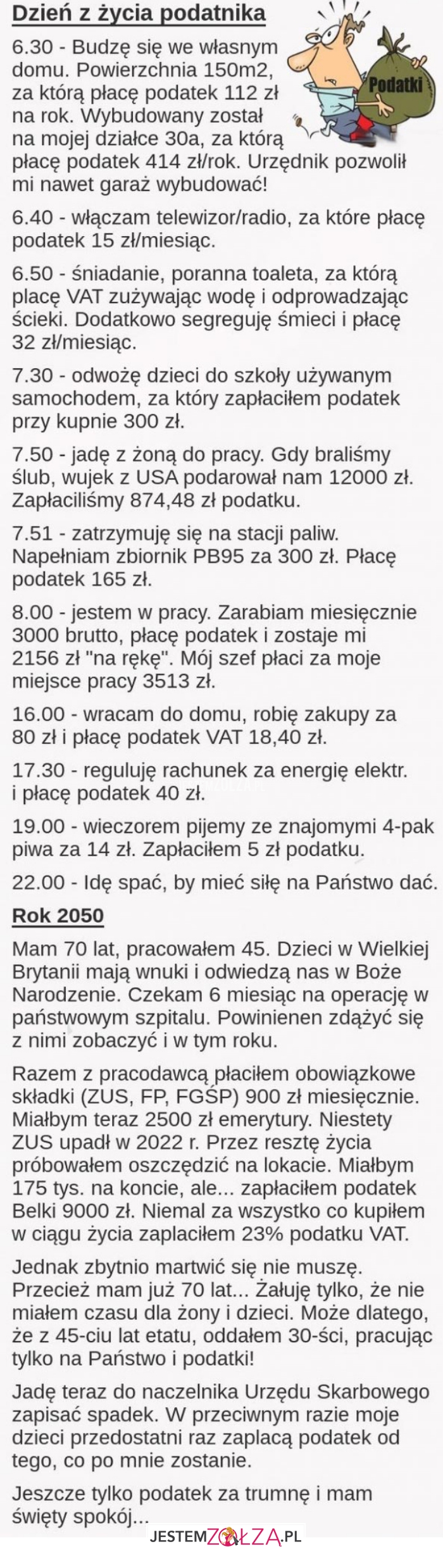 dzień z życia podatnika