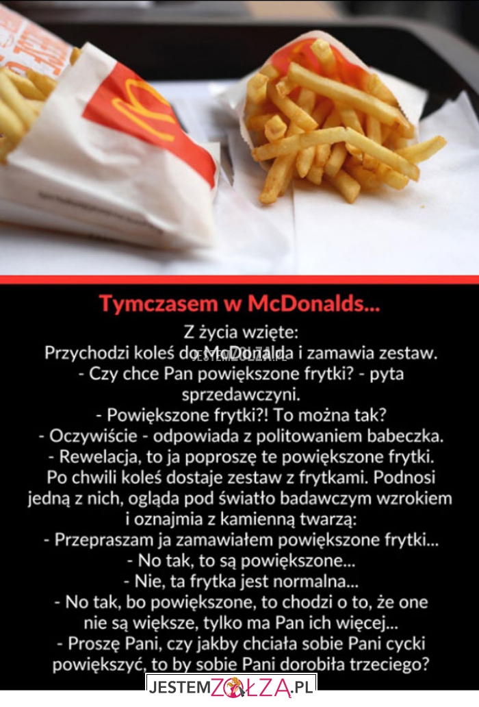 tymczasem w McDonalds