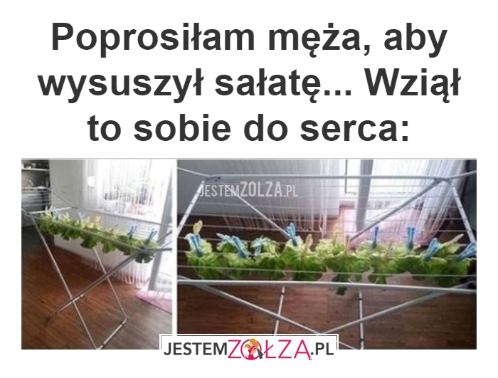 Poprosiłam męża