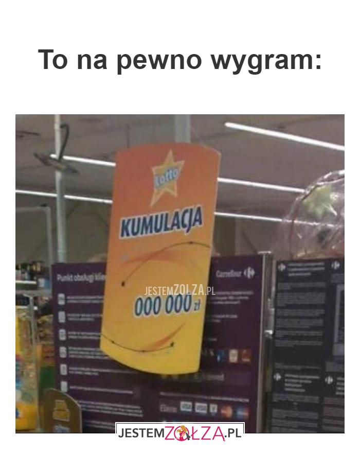 To na pewno wygram