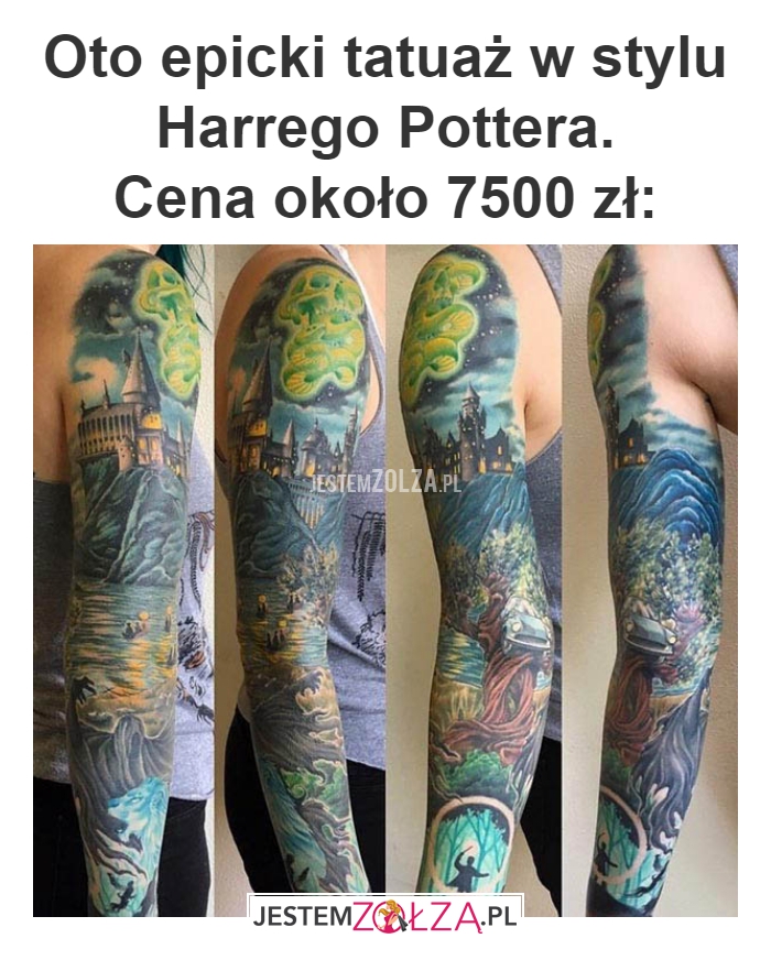 Oto epicki tatuaż 
