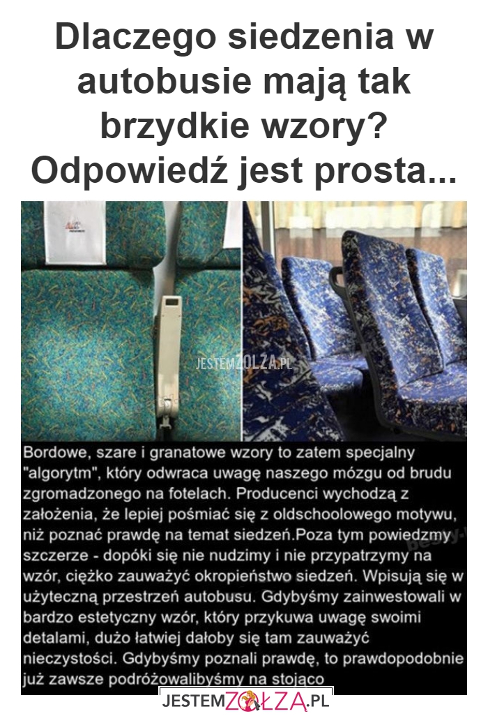 Dlaczego siedzenia